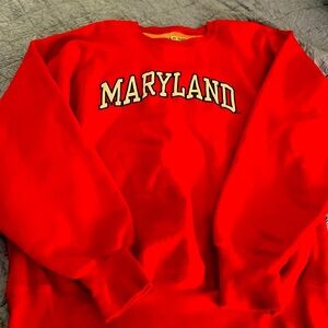 Vintage Maryland Steve and Barry’s crewneck sweatshirt men’s large Y2K